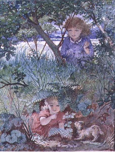 Hide and Seek, c.1880 by Romanticism