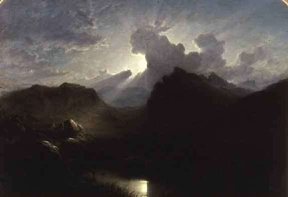Deer Forest, Skye, Summer Moonlight by Romanticism