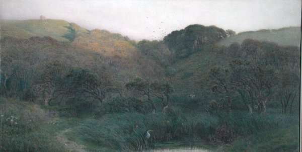 What Time the Evening Shadows Fall, 1883 by Romanticism