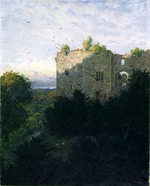 The Last Gleam, 1866 by Romanticism