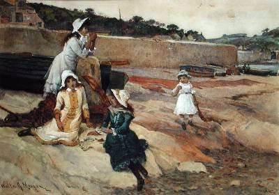 The Beach Party by Romanticism