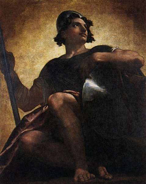 Uriel Standing In The Sun 1817 by Romanticism