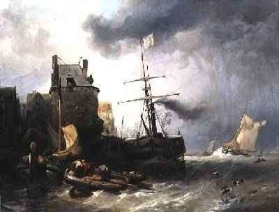 The Storm at Dunkirk by Romanticism
