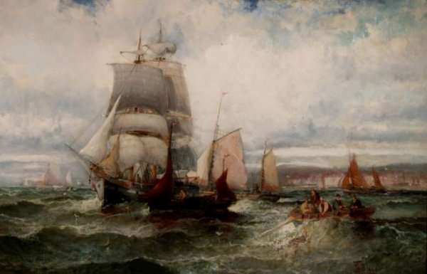 Off the South Coast by Romanticism