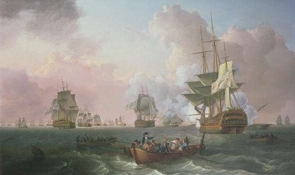 The Battle of the Nile by Romanticism