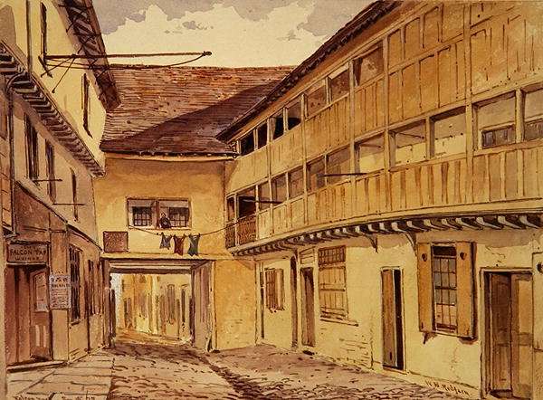 Falcon Yard, 1875 by Romanticism