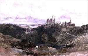 Warkworth Castle, Northumberland by Romanticism