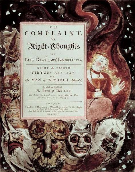 Title Page, Night IV, from Young's Night Thoughts by Romanticism