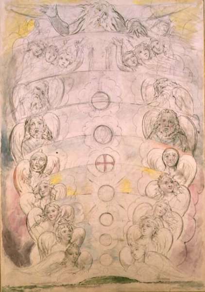 The Deity from Whom Proceed the nine Spheres by Romanticism