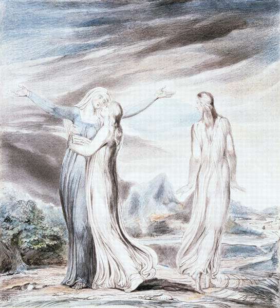 Ruth parting from Naomi, 1803 by Romanticism