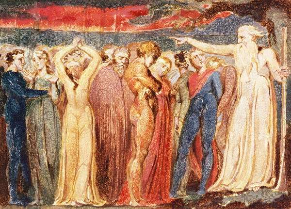 Joseph of Arimathea preaching to the inhabitants of Britain by Romanticism