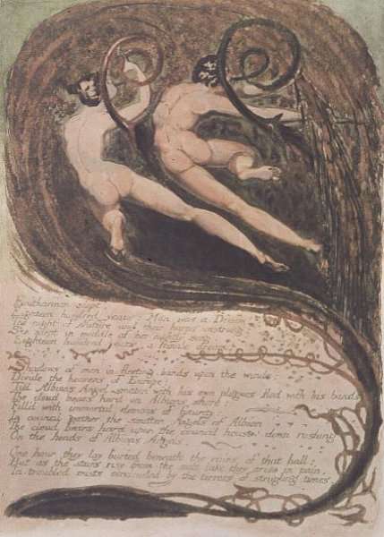 Europe a Prophecy- 'Entharmon slept', Mildews Blighting Ears of Corn, c.1794 by Romanticism