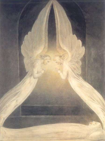 Christ in the Sepulchre, Guarded by Angels by Romanticism