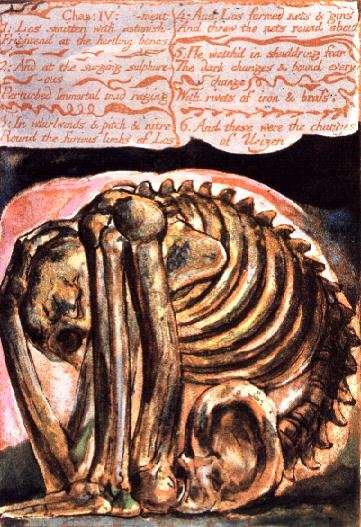 Book of Urizen- the creation of Urizen in material form by Los, 1794 by Romanticism