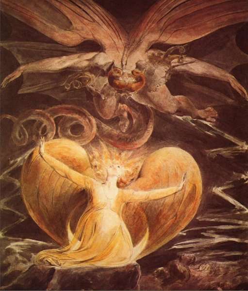 The Great Red Dragon and the Woman Clothed with the Sun 1805-1810 by Romanticism