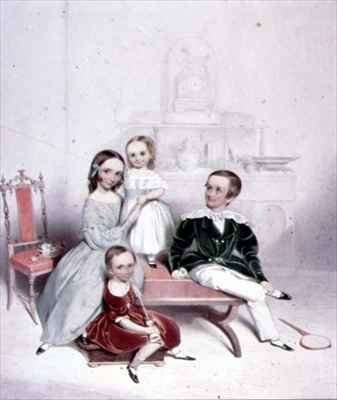 A Group of Children by Romanticism