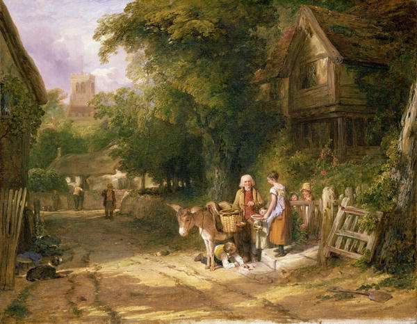 The Cherry Seller, 1824 by Romanticism
