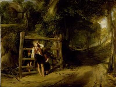 Rustic Civility or Coming Events cast their shadows before them by Romanticism