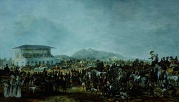 View of Musselburgh Races by Romanticism
