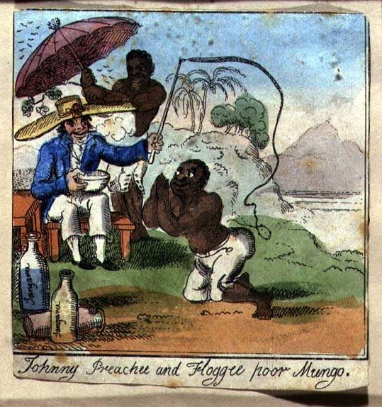 Johnny Preechee and Floggee Poor Mungo by Romanticism