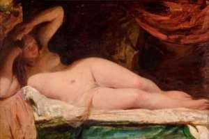 Reclining Nude by Romanticism