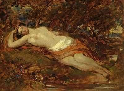 Study for Reclining Nude by Romanticism
