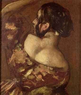 A Lady from Behind by Romanticism