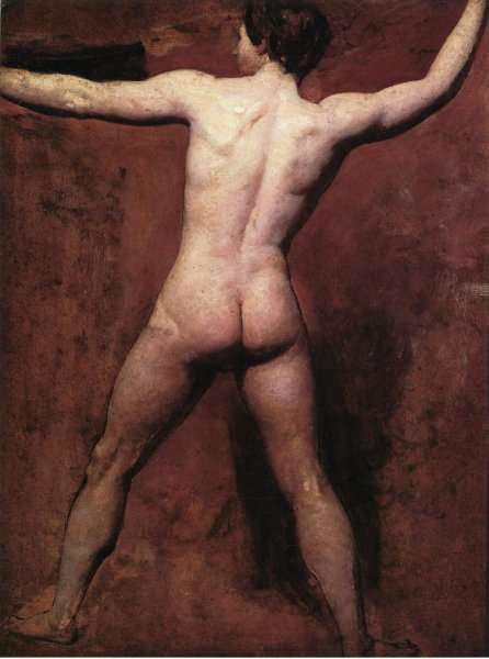 Academic Male Nude by Romanticism