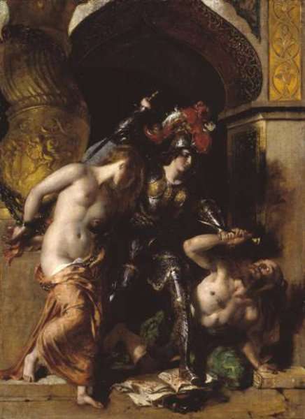 Britomart Redeems Fair Amoret by Romanticism