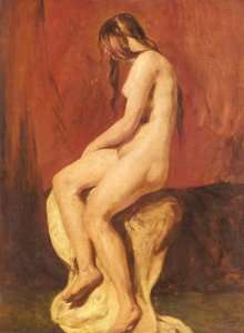 Study Of A Female Nude by Romanticism