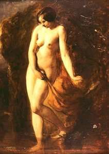 The Bather by Romanticism