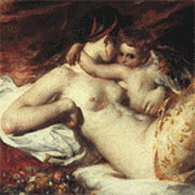 Venus And Cupid by Romanticism