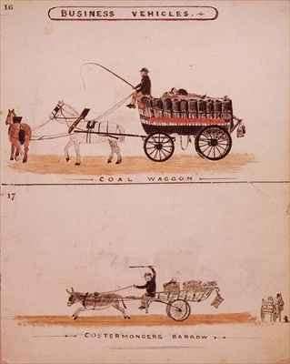 The Coal Wagon and the Costermongers Barrow by Romanticism