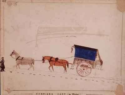 The Carriers Cart by Romanticism