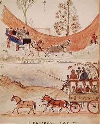 The Four in Hand Drag by Romanticism