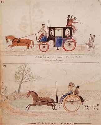 Carriage seen in Bushey Park by Romanticism
