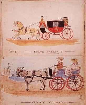 The State Carriage and the Goat Chaise by Romanticism