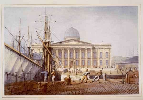 The Customs House and Revenue Building from Modern Liverpool Illustrated by Romanticism