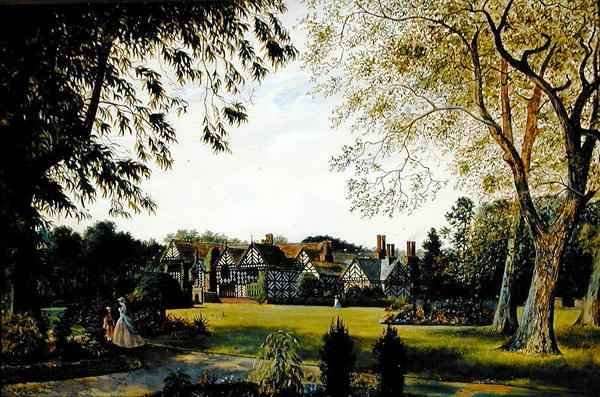 View of Speke Hall from the South West by Romanticism