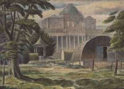Nissen Huts Outside the Pittville Pump Room Cheltenham by Romanticism
