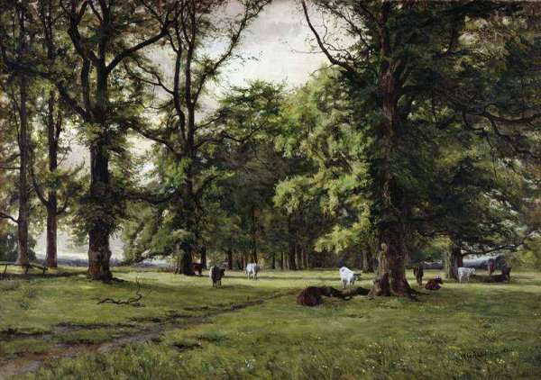 The Elm Walk by Romanticism
