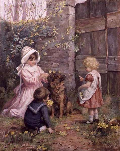 The Collies Birthday by Romanticism