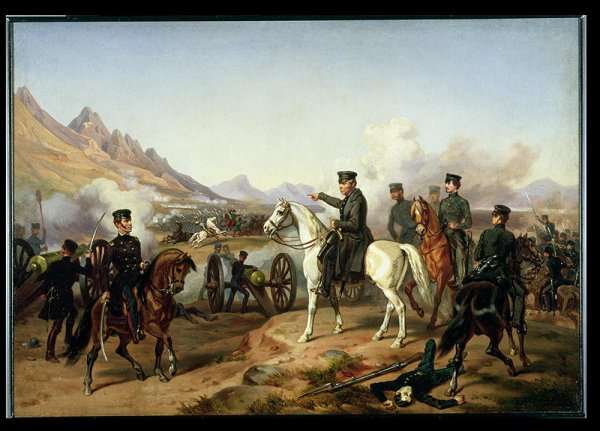 General Zachary Taylor at the Battle of Buena Vista in 1847 by Romanticism