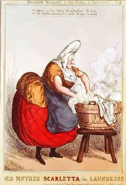 Old Mother Scarletta the Laundress by Romanticism