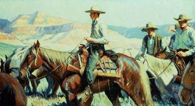 Tall in the Saddle by Romanticism
