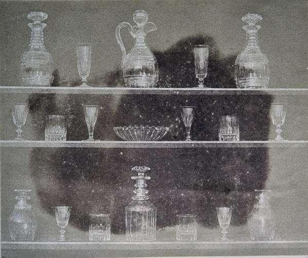 Articles of glass, Photograph, from Pencil of Nature, 1844 by Romanticism