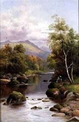 Evening on the Glaslyn North Wales 1909 by Romanticism