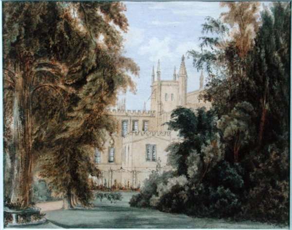 The Garden Quadrangle at New College Oxford by Romanticism
