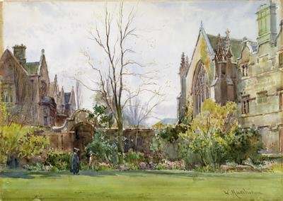 Radcliffe Quad University College Oxford by Romanticism