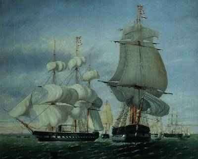 Baltic Flying Squadron 1856 by Romanticism